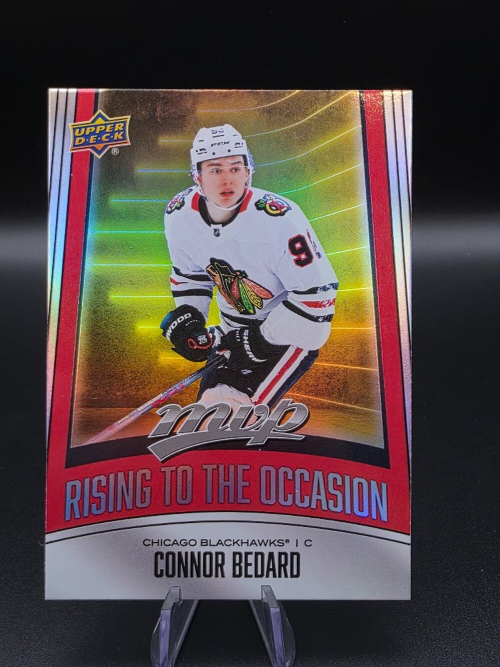 2025-26 Upper Deck MVP Rising to the Occasion Connor Bedard